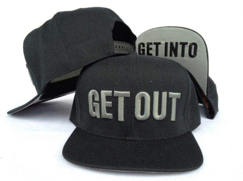 Get Out Snapback Hat #01